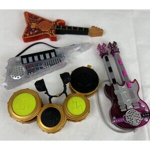 LOL Surprise OMG Remix Musical Instrument Lot Guitars Keytar Drums Working